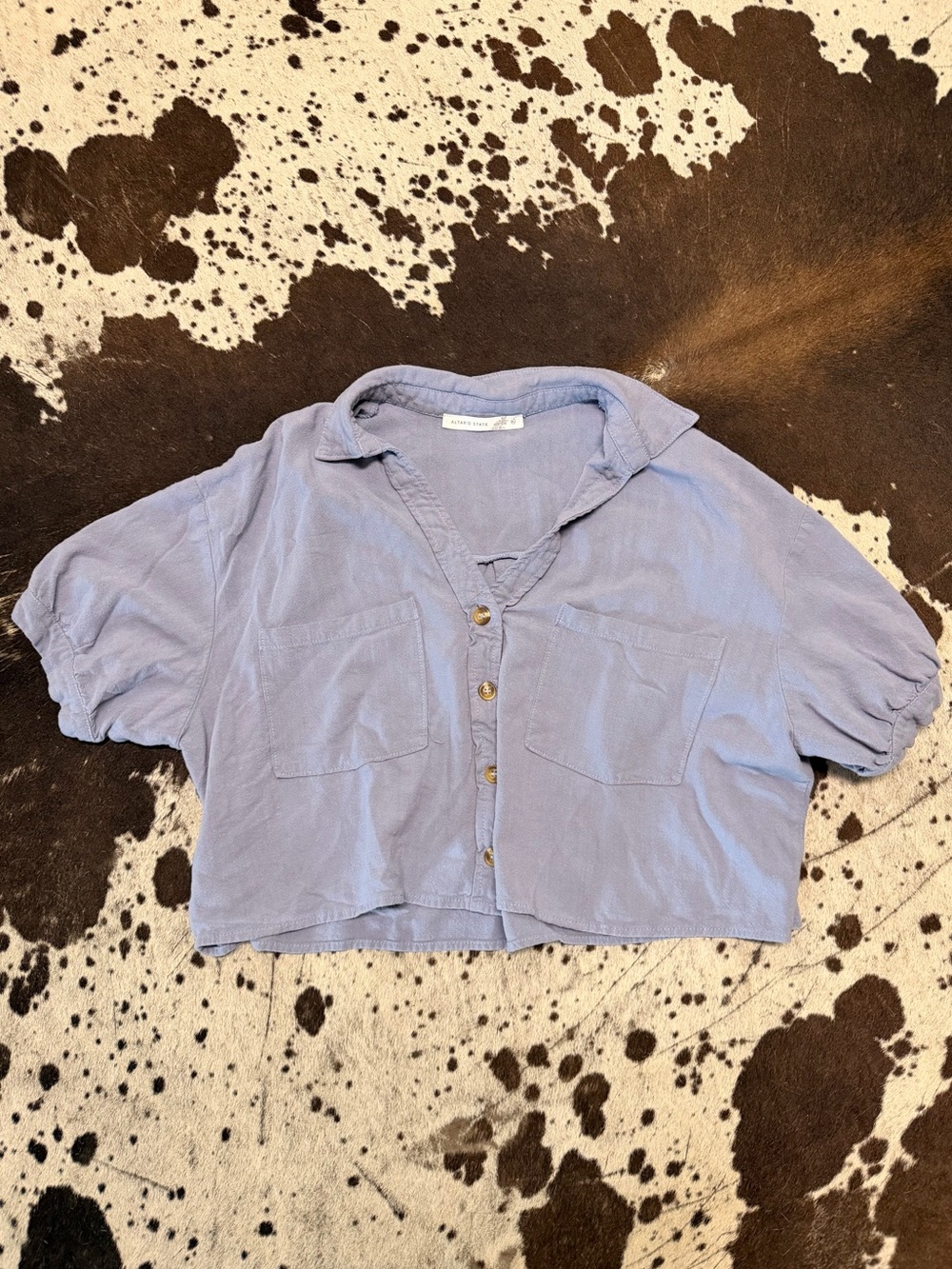 Altar’d State Cropped Button Up